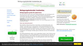 Belegungskalender Kostenlos De Domainstats Com