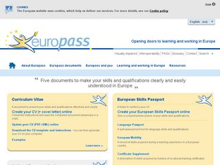 Europass Cedefop Europa Eu Domainstats Com