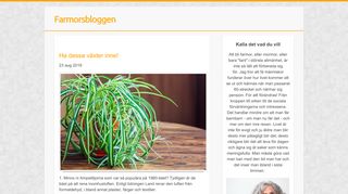 Earlier screenshot of farmorsbloggen.se