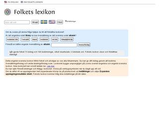 swe eng lexikon