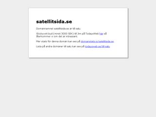 Earlier screenshot of satellitsida.se