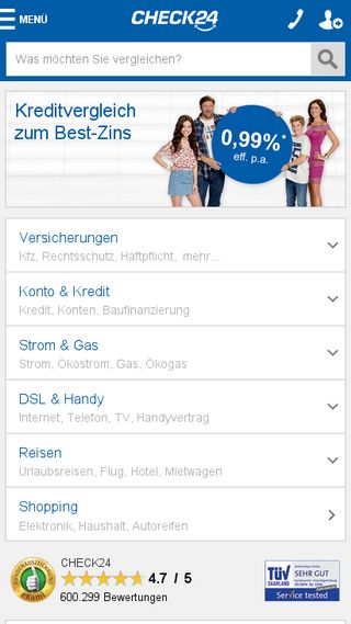 Check24 Handyvertrag