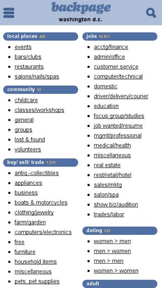 Mobile Preview Of Dc Backpage Com Mobile Preview Of Dc Backpage Com