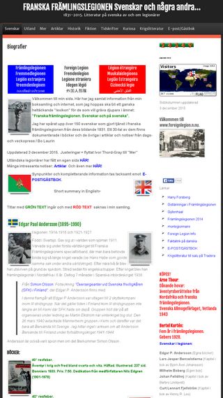 Mobile preview of foreignlegion.n.nu