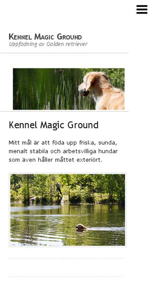 Mobile preview of kennelmagicground.n.nu