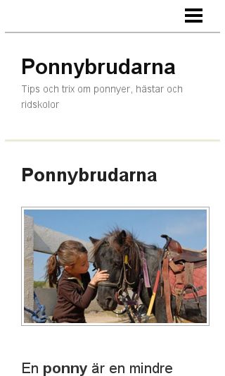 Mobile preview of ponnybrudarna.se