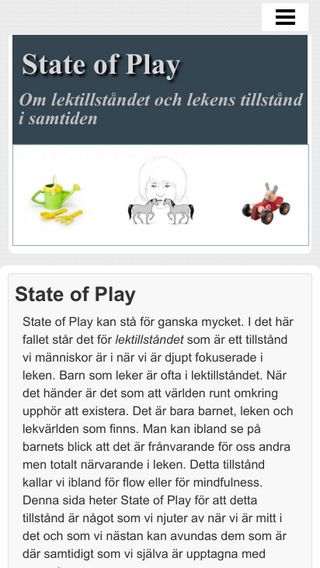 Mobile preview of stateofplay.nu