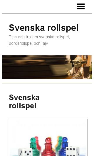 Mobile preview of svenskarollspel.se