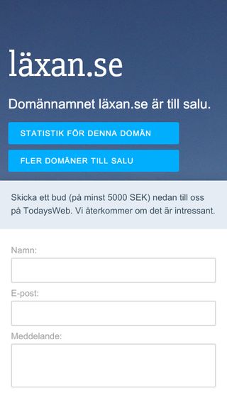 Mobile preview of läxan.se
